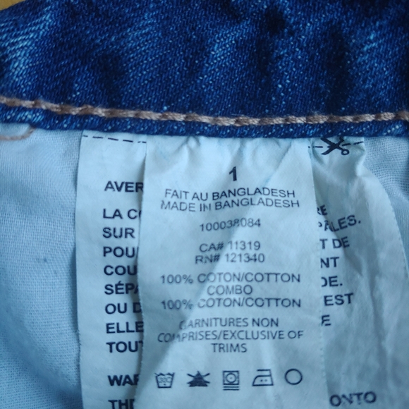 Garage Two-Tone High Rise Mom Jeans Size 1 - Picture 14 of 16